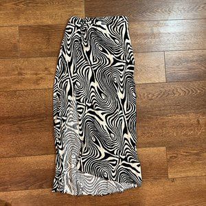 Urban Outfitters Crepe Midi Skirt